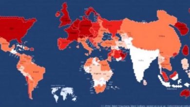 نقشه جهانی کاربران اینترنت منتشر شد