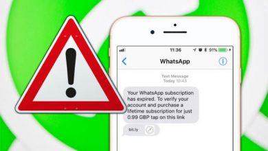 مراقب پیام‌های جعلی در واتس‌اپ باشید