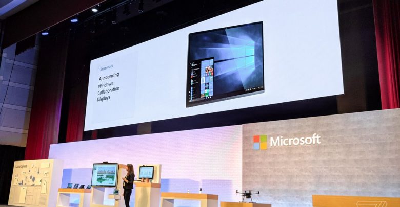 مایکروسافت نمایشگر هوشمند جدید تولید می‌کنند