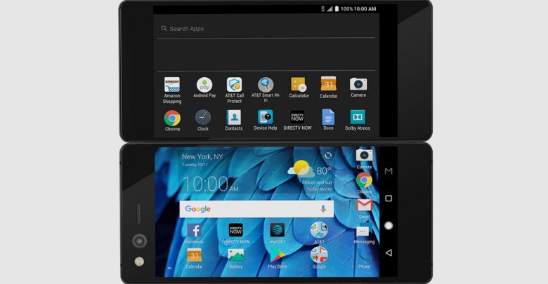 موبایل جدید ZTE با 2 صفحه نمایش معرفی شد
