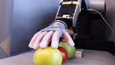 دست روباتیک با قابلیت لمس و شناسایی اجسام