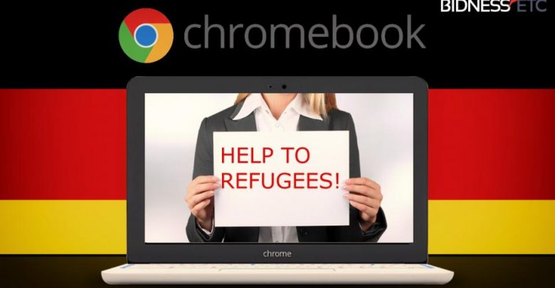 گوگل به پناهندگان آلمان کروم‌بوک می‌دهد