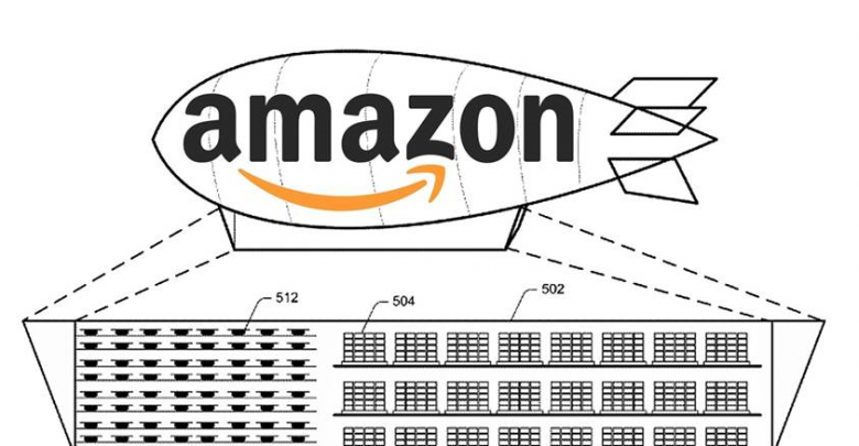 پتنت انبار آمازون در آسمان ثبت شد