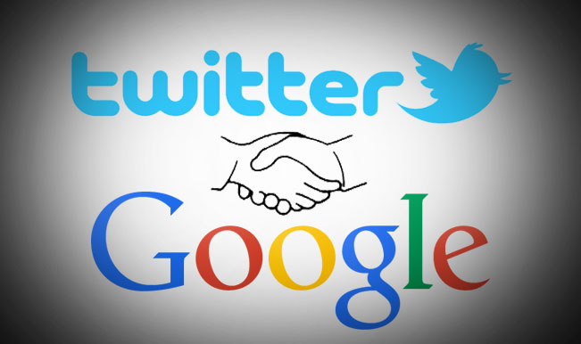 گوگل و توییتر همکاری می‌کنند