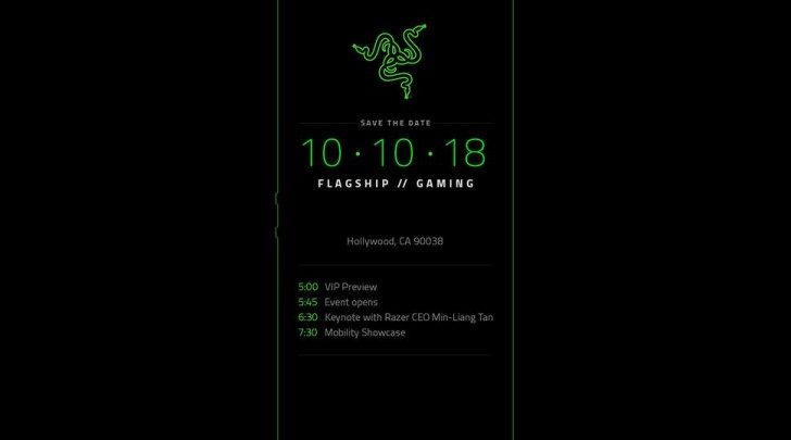 معرفی Razer Phone 2 در دهم اکتبر