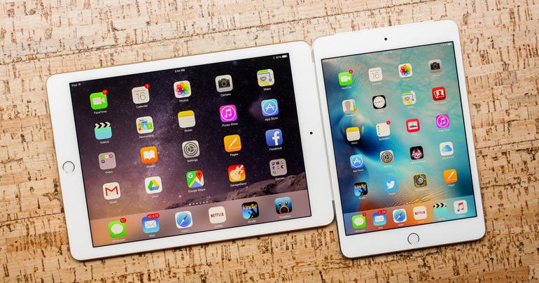 مقایسه iPad Mini 4 و  iPad Air 2