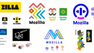 هفت طرح برگزیده برای لوگوی موزیلا