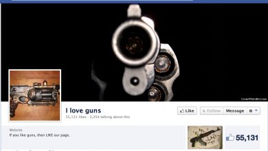 فروش اسلحه در فیس‌بوک ممنوع شد