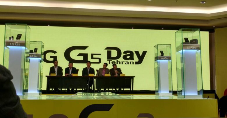 ال‌جی G5 در ایران رونمایی شد