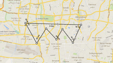 امکان جدید نقشه گوگل: تعیین فاصله حقیقی بین دو نقطه