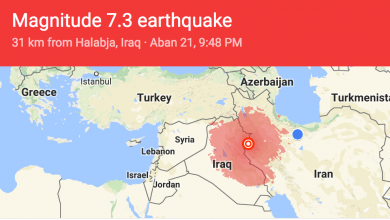 وضعیت ارتباطی در مناطق زلزله زده غرب ایران