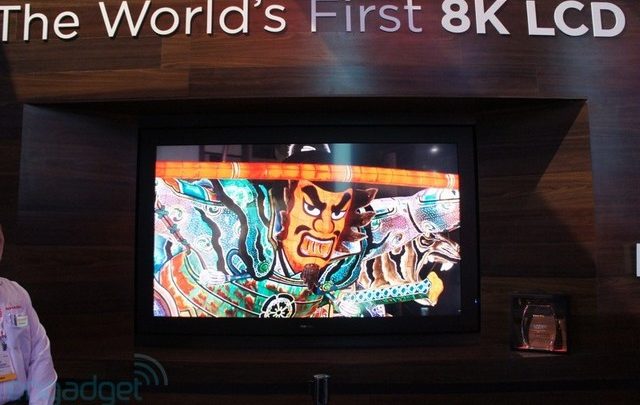 اولین تلویزیون 8K جهان