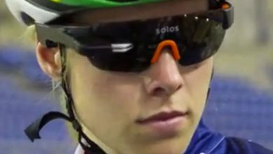 تمرین دوچرخه‌سواران المپیکی با عینک‌های هوشمند