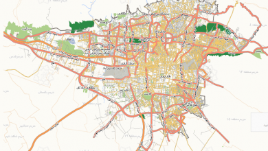 نقشه و اطلاعات مکانی تهران در دسترس کسب وکارها