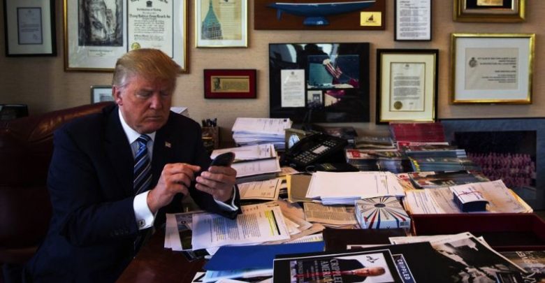 نگرانی ترامپ از کنار گذاشتن گوشی اندرویدی‌ در کاخ سفید