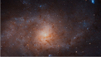 تصویر تلسکوپ هابل از کهکشان میسر 33