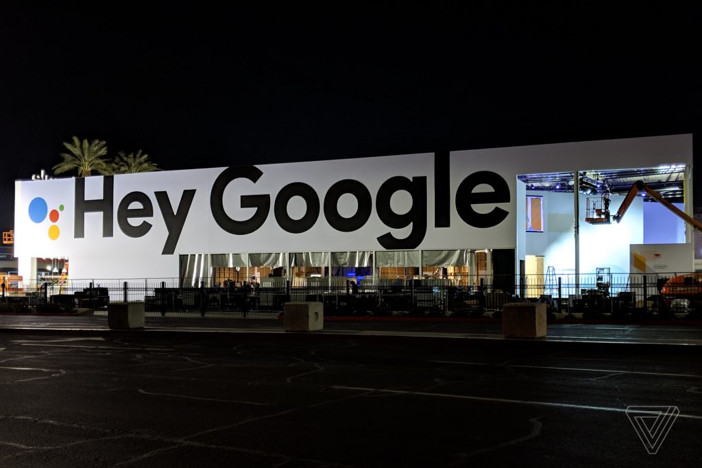 تبلیغ گوگل در نمایشگاه ces 2019 