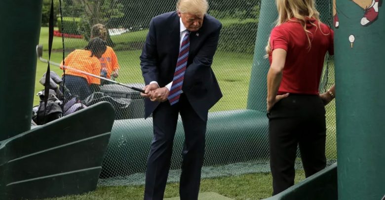 گلف بازی ترامپ