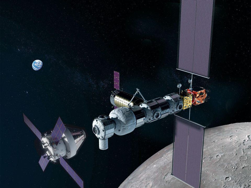 فضاپیمای اوریون می تواند فضانوردان را به نزدیک ترین ایستگاه فضایی مدار کره ماه بفرستد.