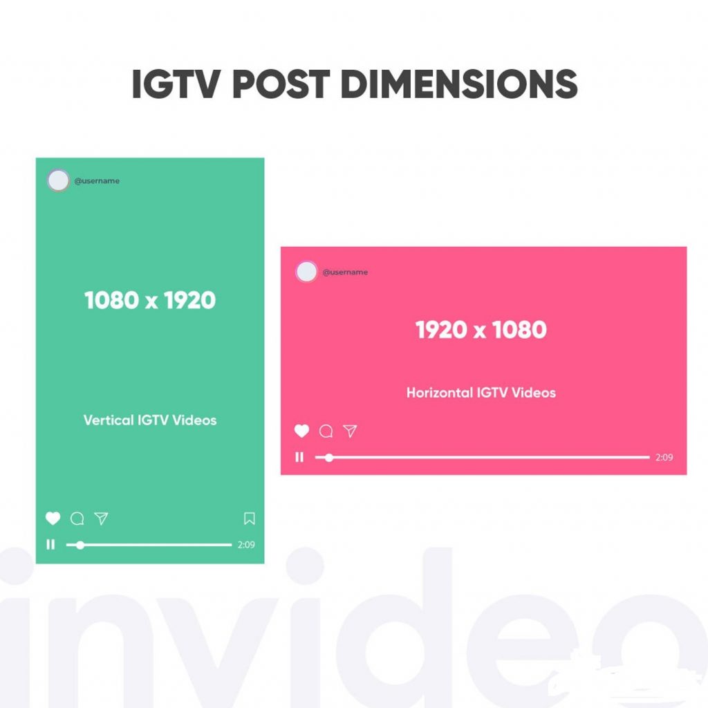 ابعاد استاندارد IGTV اینستاگرام