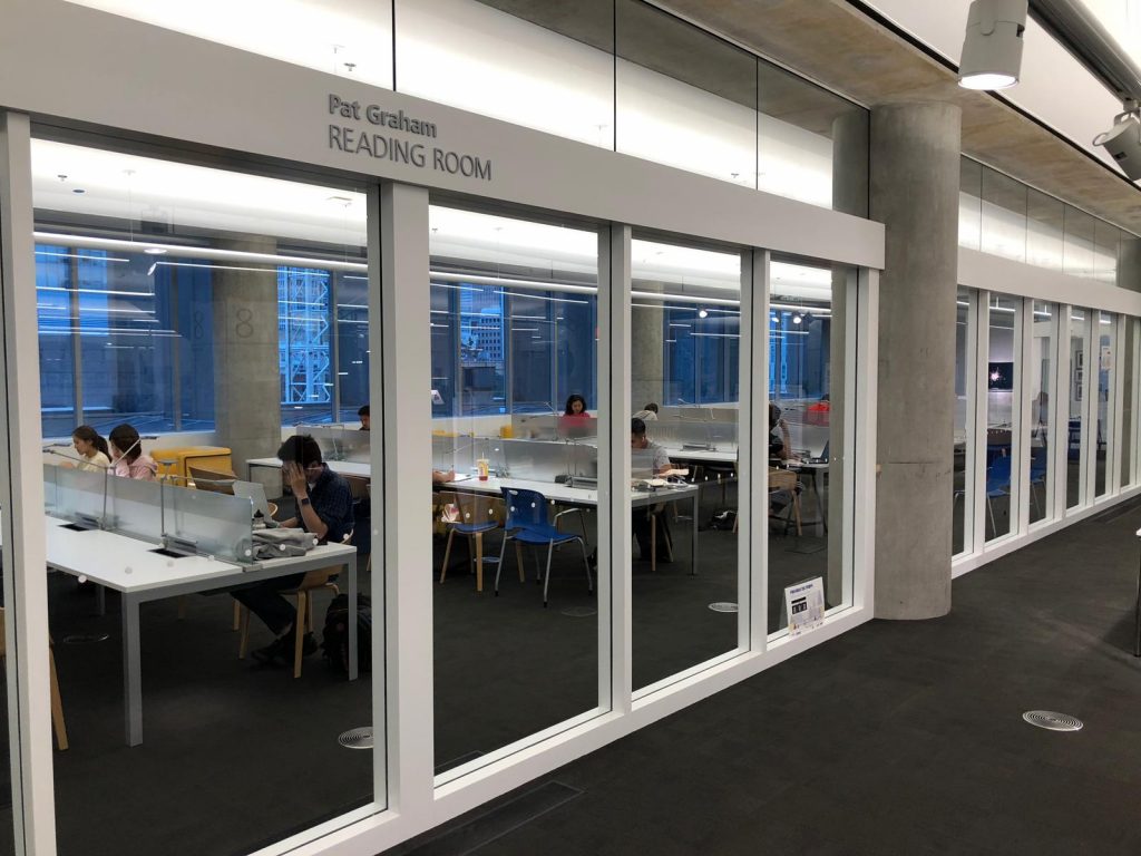اتاقهای عایق شده در برابر صدا در کتابخانه ونکوور مخصوص مطالعه در سکوت 