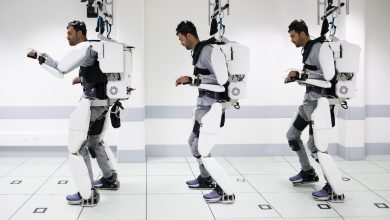 راه رفتن مرد فلج با کمک سیستم رباتیک جدید