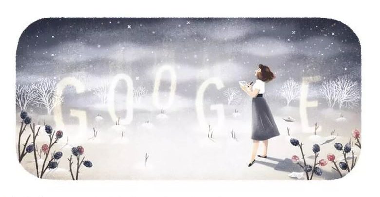 تغییر لوگوی گوگل به مناسبت فوت سیلویا پلث، شاعر آمریکایی