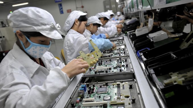 تعطیلی کارخانه های اپل در چین