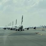 متوقف شدن هواپیمای A380 امارات در فرودگاه دوبی به دنبال ویروس کرونا