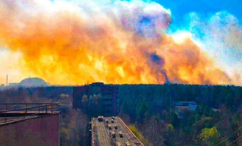 آتش سوزی در نیروگاه چرنوبیل به انبار پسماندهای اتمی رسید