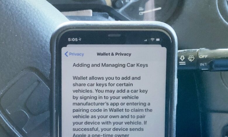 قابلیت اپل Car Key برای گوشی های آیفون در آی او اس 13.6 تایید شد