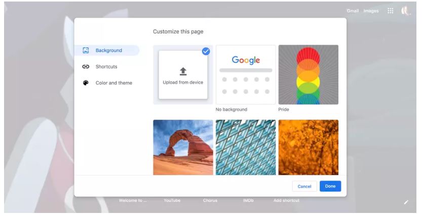 چگونه از فایل گیف دلخواه در صفحه هوم گوگل کروم استفاده کنیم؟