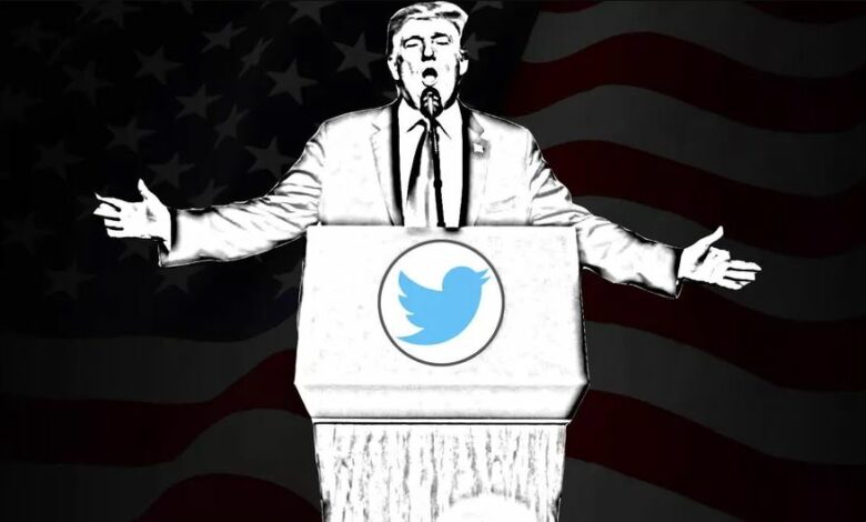 چرا در سرچ توییتر نام ترامپ به عنوان «بازنده» ‌می‌آید؟