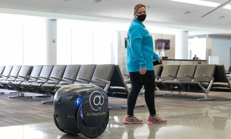 پای ربات «گیتا» به فرودگاه بین المللی فیلادلفیا باز شد