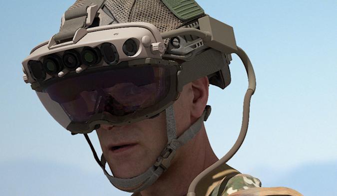 مایکروسافت برای ارتش آمریکا هدست‌های واقعیت مجازی تولید می‌کئد