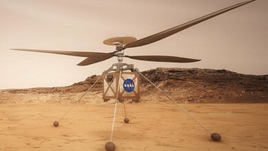 پرواز هلیکوپتر Ingenuity ناسا در سیاره مریخ + ویدیو