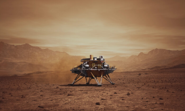 فرود اولین کاوشگر چین بر سطح سیاره مریخ