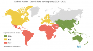 بازار ایربادز / پیش‌بینی میزان رشد در بازه ۲۰۲۰ تا ۲۰۲۵