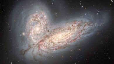 ثبت تصویری از برخورد دو کهکشان توسط تلکسوپ Gemini North