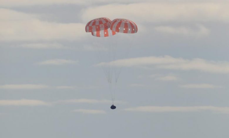 پایان ماموریت آرتمیس ۱ با فرود موفقیت‌آمیز فضاپیمای اوریون