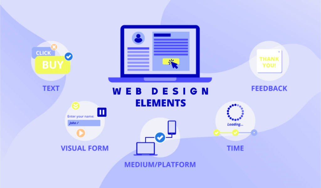 عناصر طراحی وبسایت