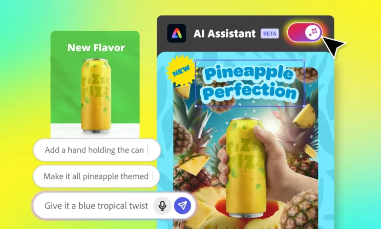 دستیار هوش مصنوعی ادوبی برای فتوشاپ و اکسپرس رونمایی شد