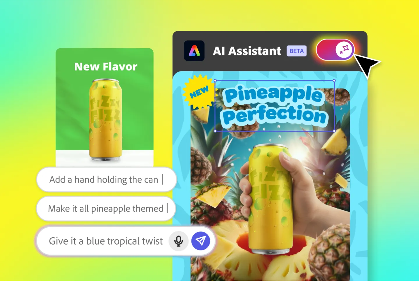 دستیار هوش مصنوعی ادوبی برای فتوشاپ و اکسپرس رونمایی شد