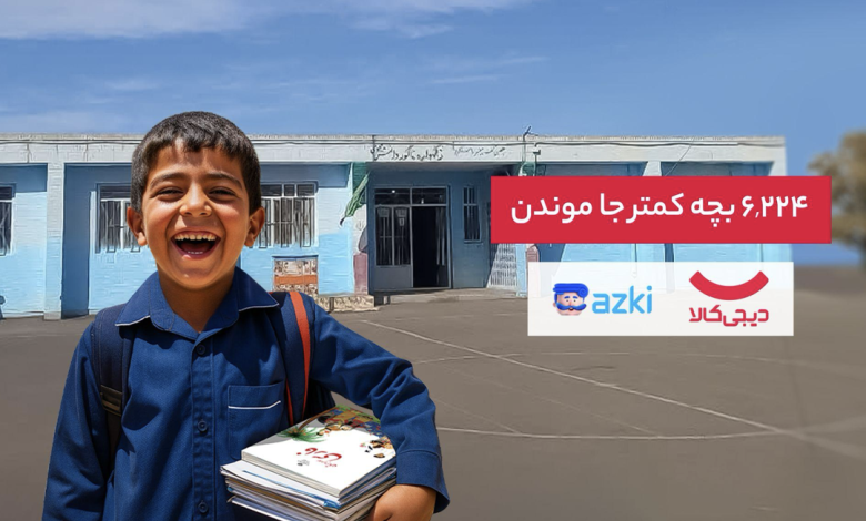 عدالت آموزشی در عمل؛ کمپین مشترک دیجی‌کالا و ازکی
