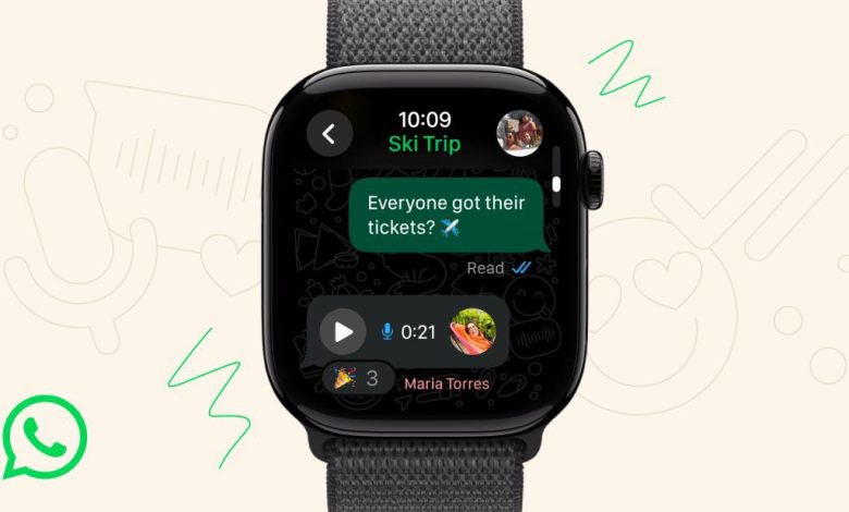 واتساپ اپلیکیشن جدید خود را برای اپل واچ عرضه کرد