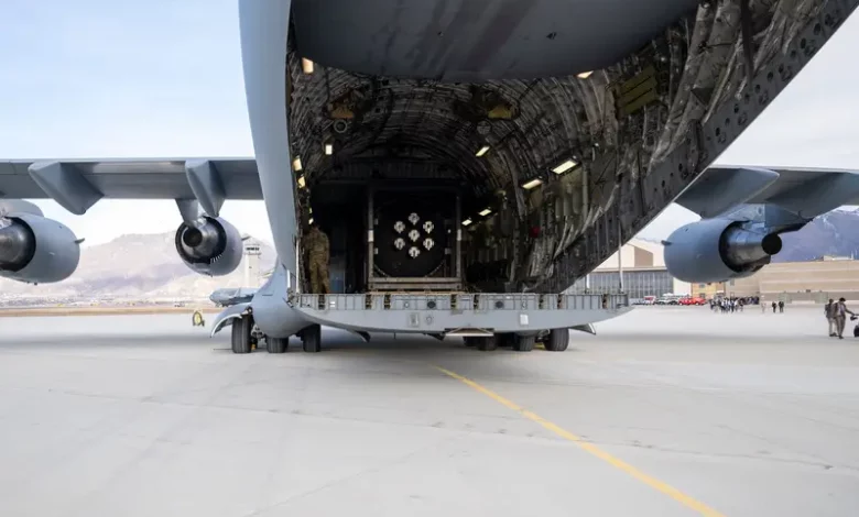 انتقال هوایی نخستین راکتور هستهای کوچک با هواپیمای نظامی آمریکا