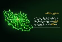 شبکه ارسال فیزیکی ملّیگلد ۹ برابر شد؛ پوشش ارسال طلا به ۲۷۰۰ نقطه در ایران رسید