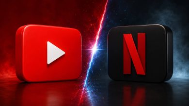 یوتیوب برای نخستین بار از نتفلیکس جلو زد